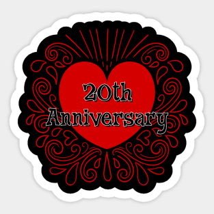 20th Anniversary Sticker